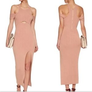 Self-Portrait Ribbed Dress